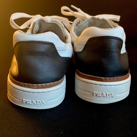 PRADA Nevada Calf Leather Sneakers - Picture 4 of 12